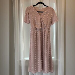 Polagram Midi Dress Mauve (L)